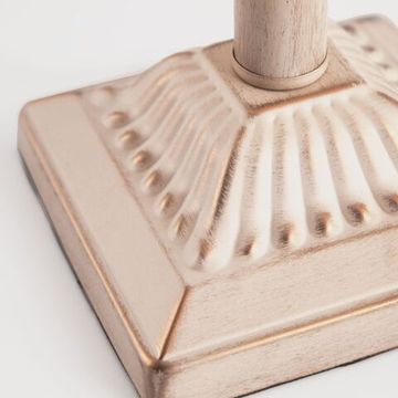 01061/1 / настольный светильник / белый с золотом