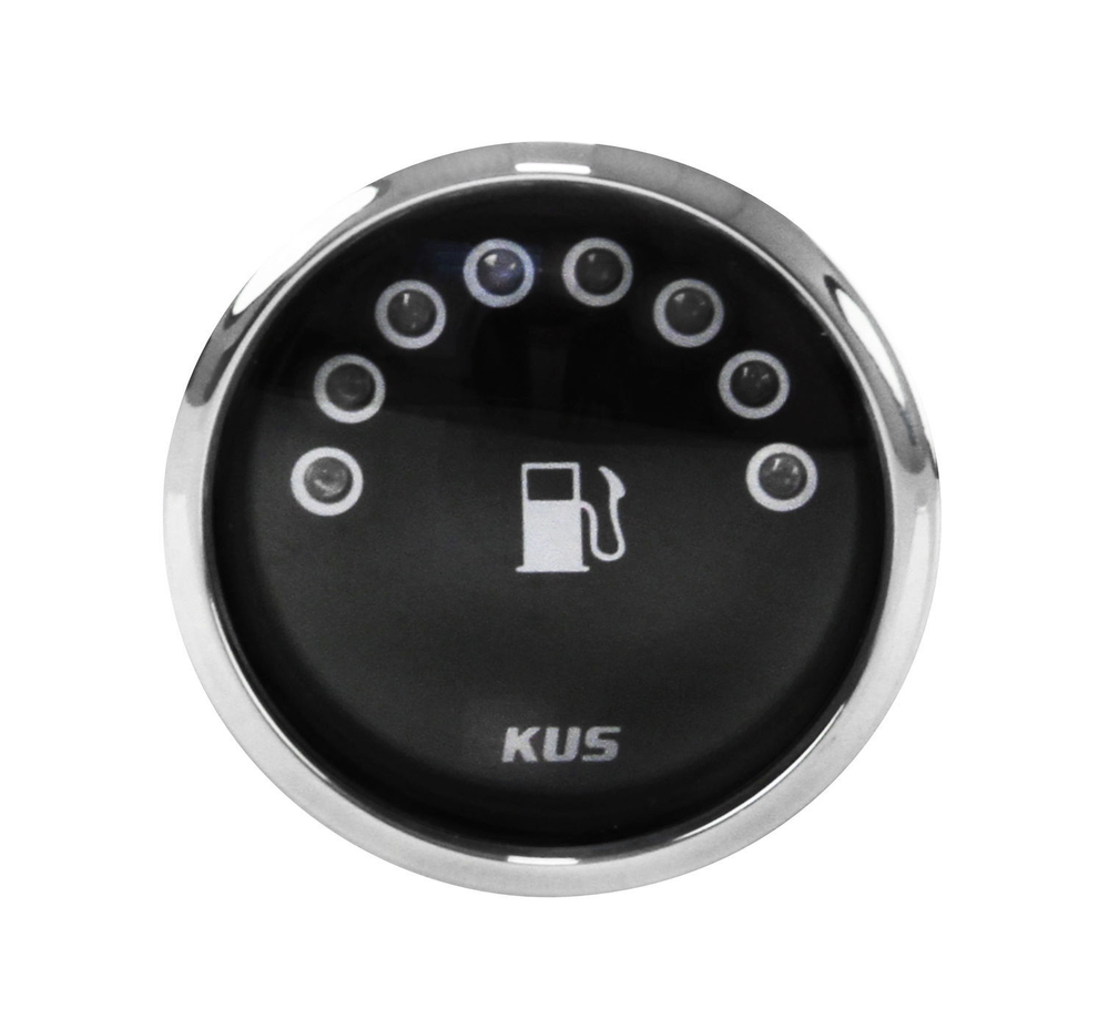 Указатель уровня топлива 240-33 Ом (US), светодиодный, черный