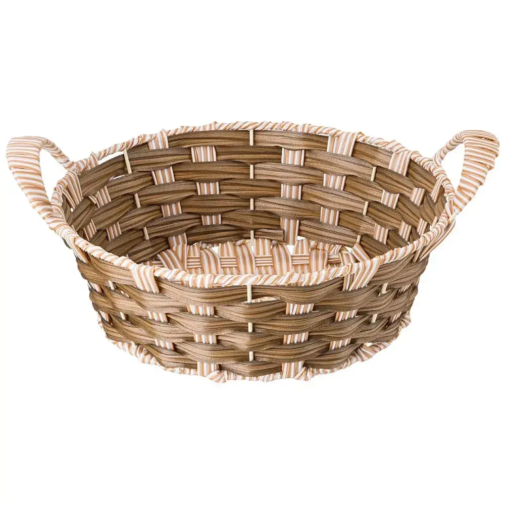 Корзинка с ручками коллекция натурель светлое плетениех8см