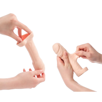 Насадка на член Yes! со съемной втулкой 31 мм (16*4,5 см)