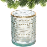 Подсвечник «Хрустальный блеск» 10*12,5 см, Голубой