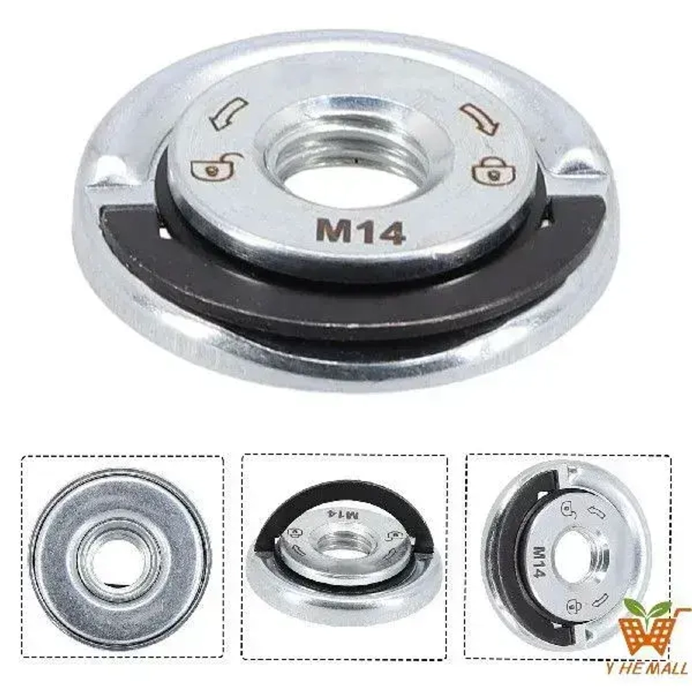 Гайка быстрозажимная для УШМ, болгарки установка без ключа