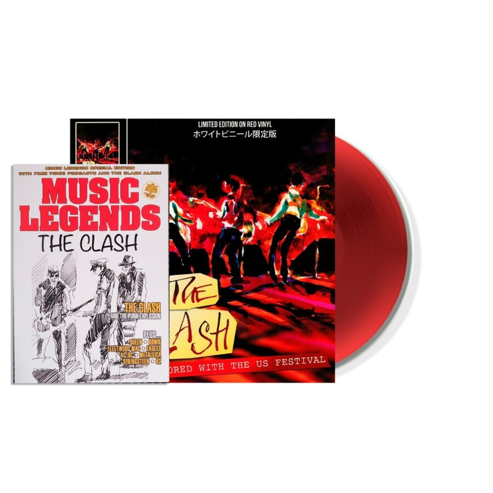The Clash / Bored With The US Festival (Bookazine Special Limited Edition)(Coloured Vinyl)(LP+Журнал)