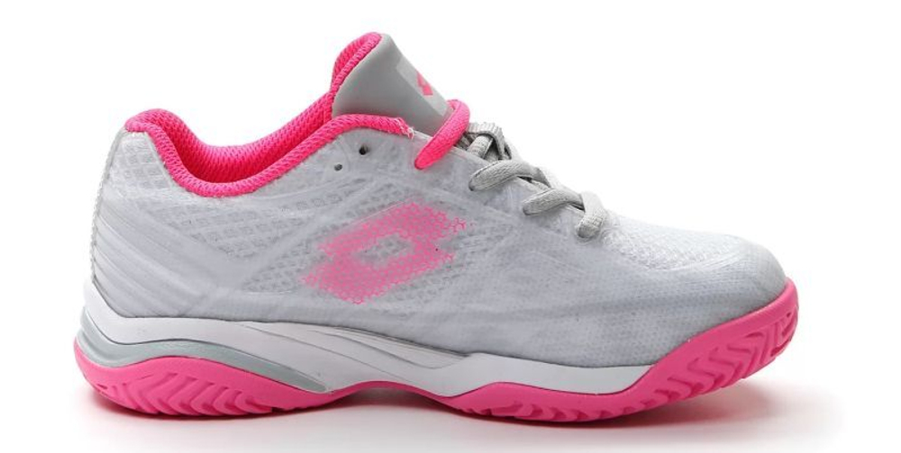 детские Кроссовки теннисные Lotto Mirage 300 All Round Junior - vapor gray/vivid fuchia/cool gray