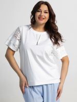 Блуза Флоя (белый) Б15539-4М LT Collection