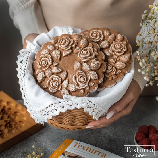 Пряничная форма Розовый сад