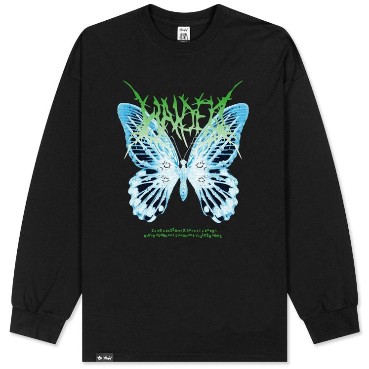 Лонгслив HAIDED PAPILIO, черный