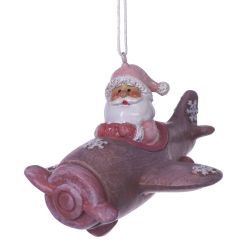 GAEM Фигурка декоративная подвесная "Снеговик/Дед Мороз", L10 W8,5 H7 см, 2в.