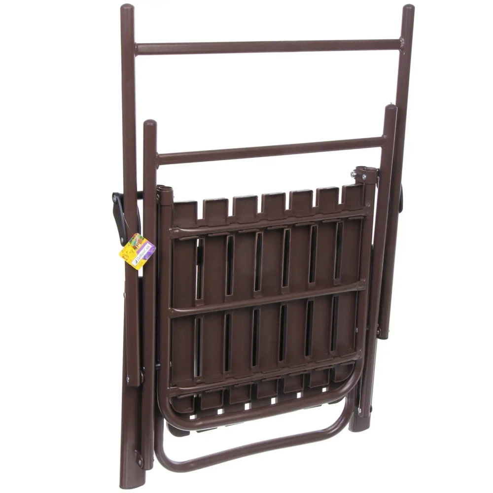 Стул складной «Дачная симфония» DS-B12, 60*54*91 см, коричневый