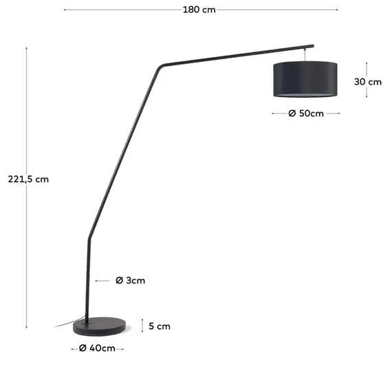 Торшер Ciana 222 см
