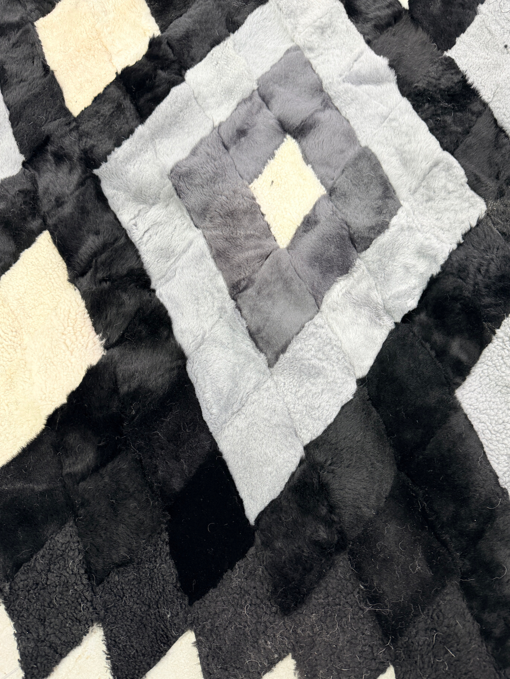 Покрывало меховое ковер из шкуры овчины