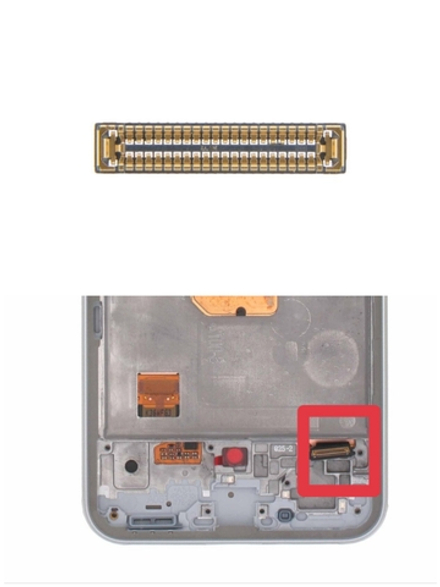 Samsung A54 5G  (SM-A546E)
- FPC коннектор дисплея (на шлейфе)