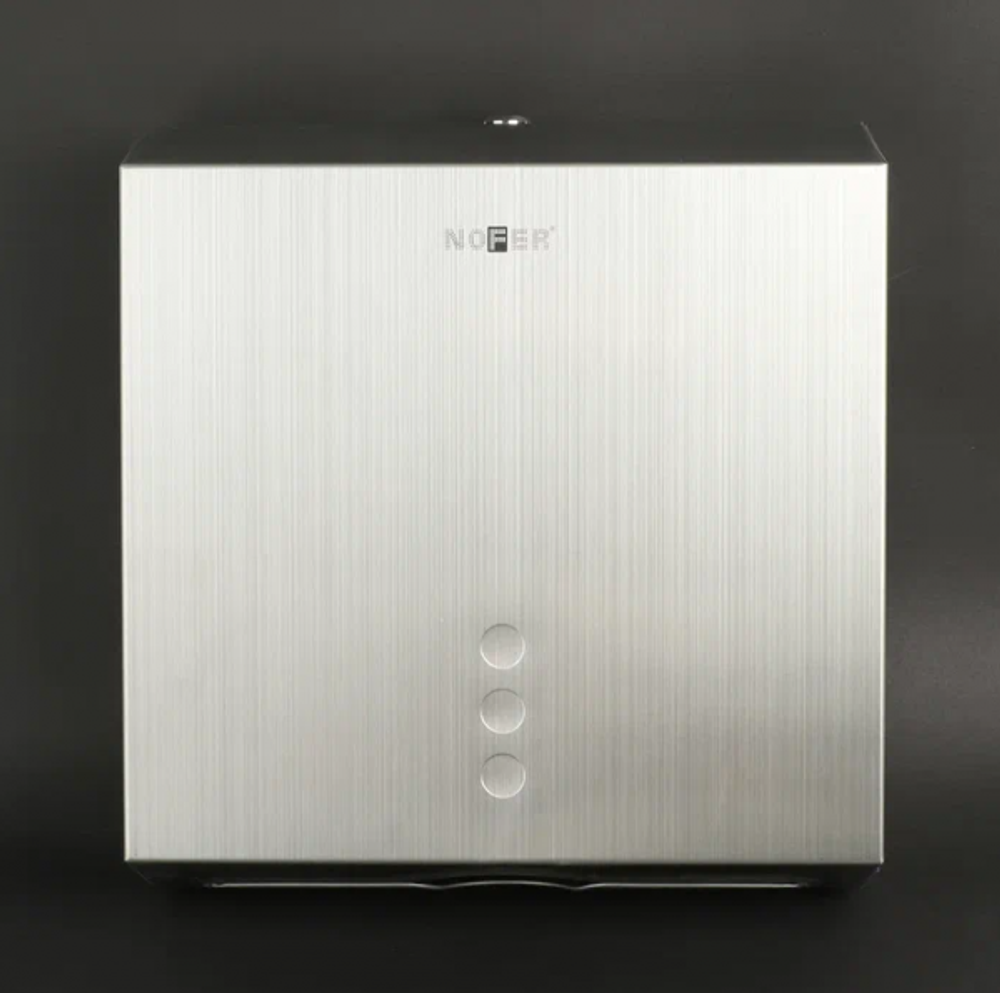 Диспенсер бумажных полотенец нерж. сталь TISSUE 04006.S матовый