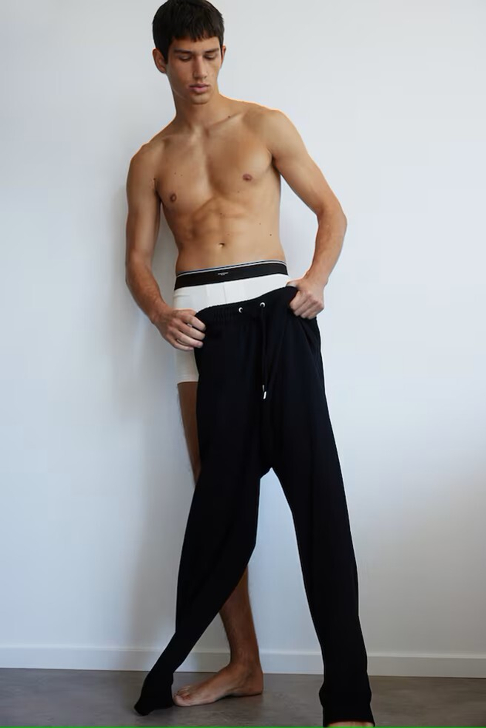 H&M Набор трусов-боксеров ( 3 шт.), белый/серый