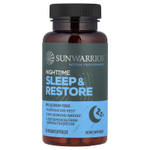 Sunwarrior, Nighttime Sleep & Restore, 60 веганских капсул