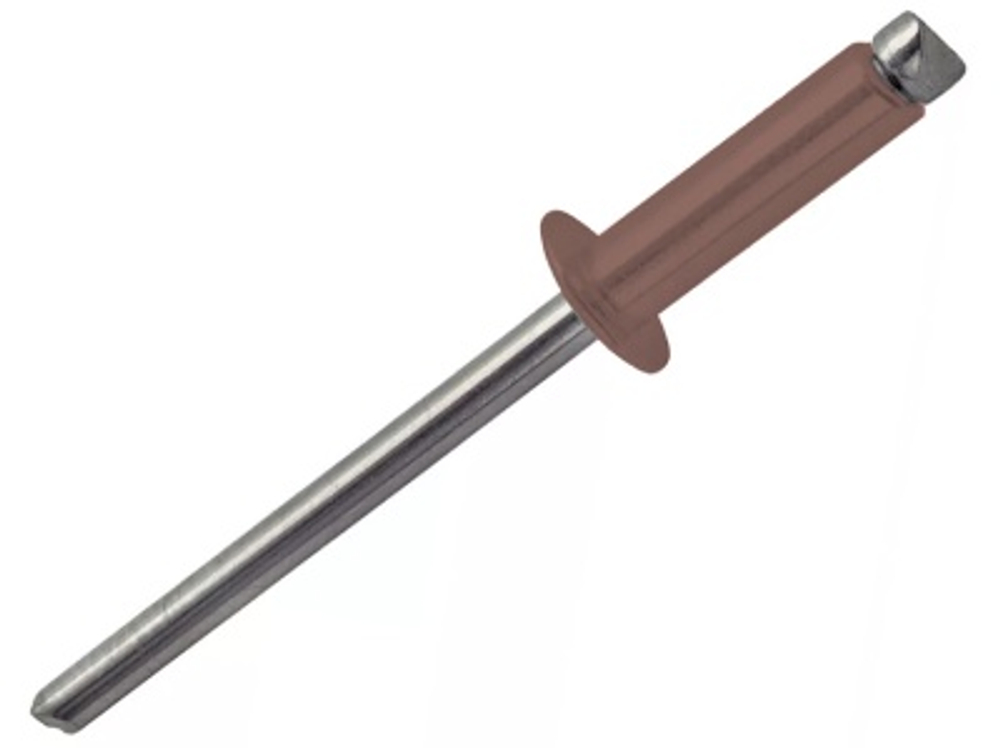 Заклепка алюм/сталь 4х10 RAL 3011 кор. крас (1000 шт/уп)  Х