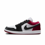 Кроссовки Jordan Air Jordan 1 Low Se Velvetblackgym Red (Женская размерная сетка)