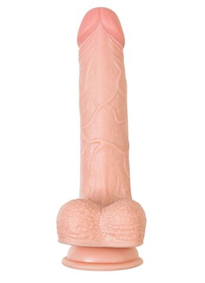 Телесный реалистичный фаллоимитатор My Darling - 22 см. (Цвет: телесный)