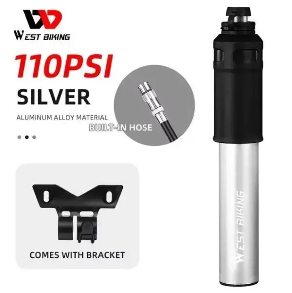 Насос ручной велосипедный West Biking, YP0711150