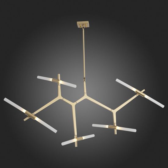 SL947.202.10 Люстра потолочная ST-Luce Золотистый/Белый G9 10*5W LACONICITA
