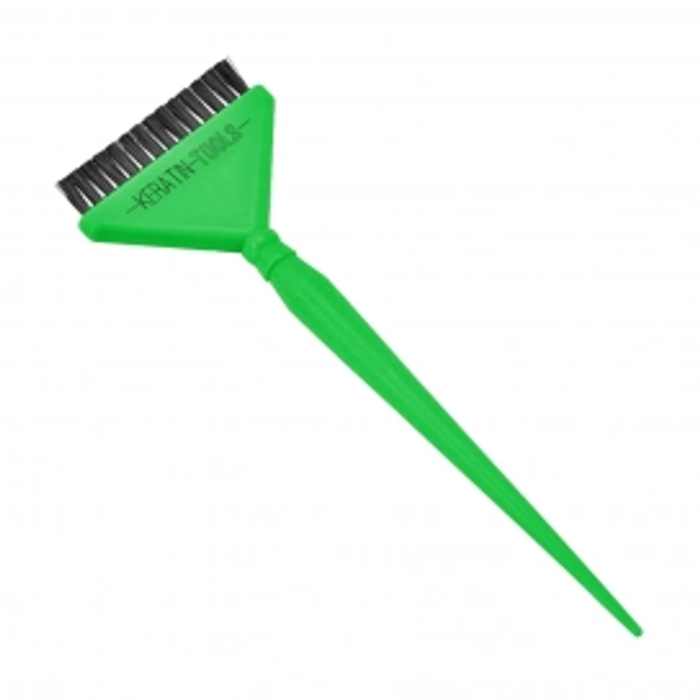 Кисть для кератина Keratin Tools Зеленая