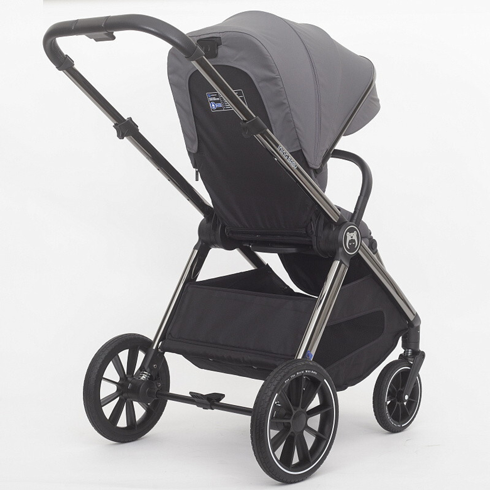 Детская коляска 2 в 1 Ining Baby KR 345 pro grey