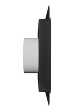 Вентилятор встраиваемый EXCELLENT D125 осевой обр.клапан шариковый подшипник черный матовый ERA