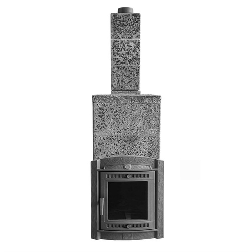 Печь банная "Атмосфера XL" в облицовке "ИМПЕРИЯ" Пироксенит Элит