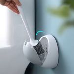 Ершик для унитаза силиконовый подвесной настенный