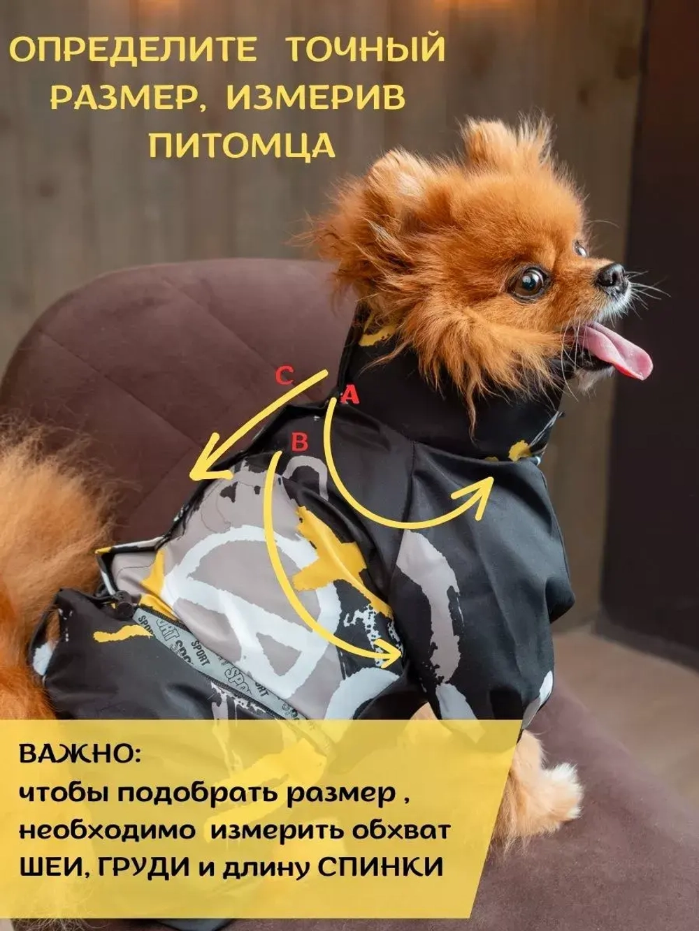 Комбинезон для мелких и средних собак