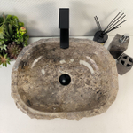 Раковина из мрамора Erozy Grey EM-65560 50*39*15 0887