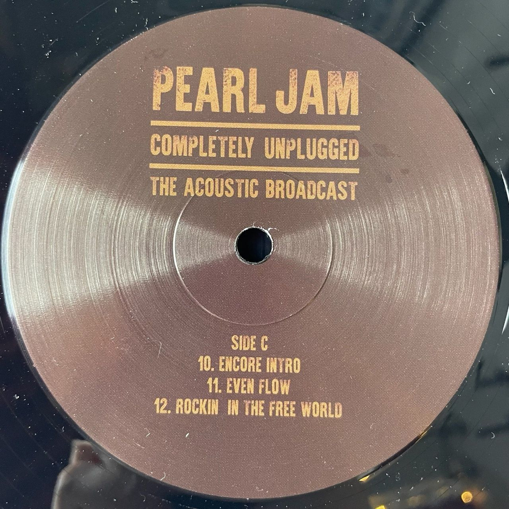 Винтажная виниловая пластинка LP Pearl Jam Completely Unplugged The Acoustic Broadcast (EU 2021)