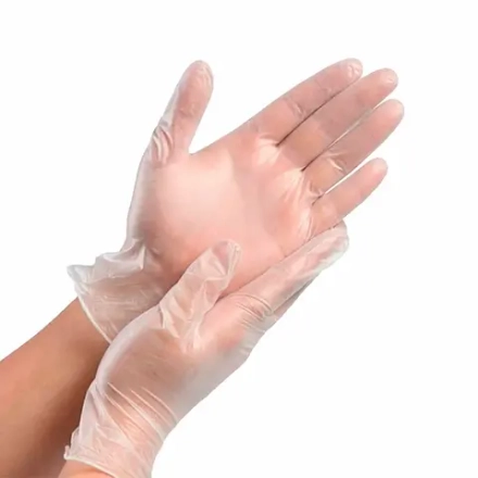 Перчатки виниловые М "SAF&TY Vinyl" 50 пар