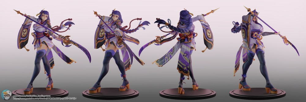 Raiden Shogun Genshin Impact Фигурка