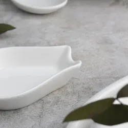 Подставка для ложки 7,6*5,5 см h1,9 см белый фарфор NEW P.L. Proff Cuisine [6]