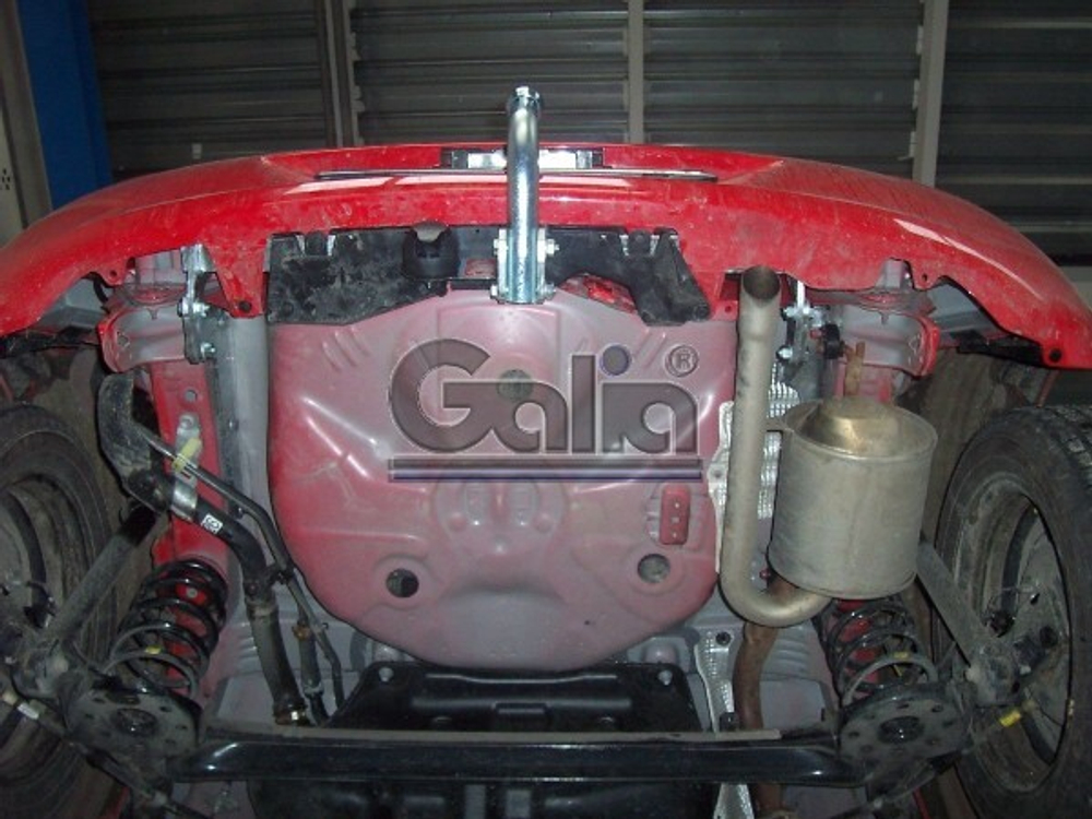 Фаркоп оцинкованный Galia T057A для Toyota Yaris 2005-2014(паспорт и сертификат в комплекте)(без электрики)