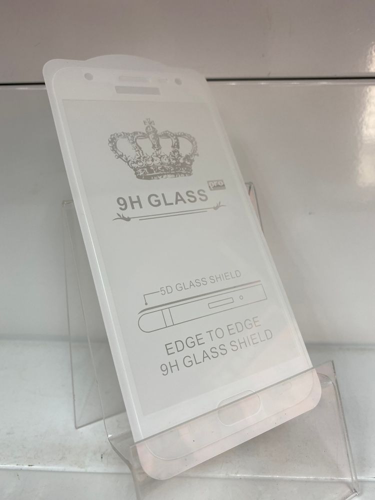 Защитное стекло Samsung J3/J330/J3 pro 2017, белое