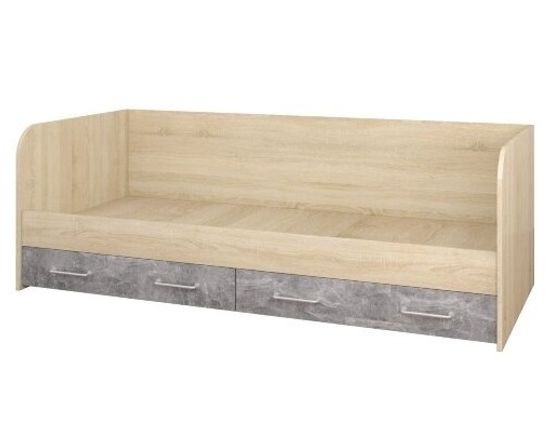 Лофт дуб сонома / ателье светлое / акрил белый