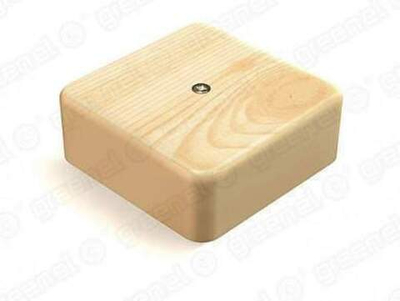 Коробка распределительная ОП 100х100х44мм под каб/канал IP40 GREENEL сосна