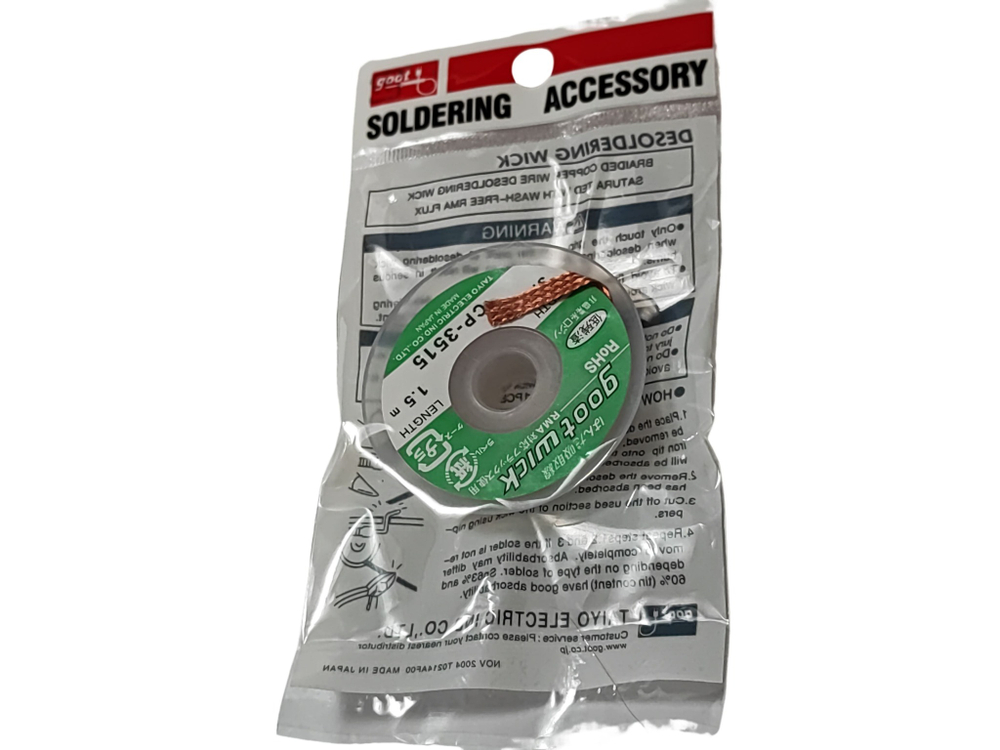 Оплетка для удаления припоя CP-3515 Goot Wick