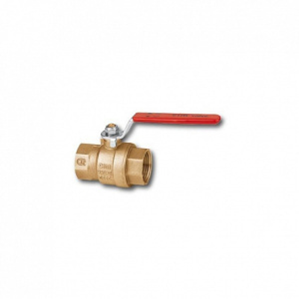 Кран шаровой 17CR 1/2" серии Т16 корроз. латунь полнопроходной PN80 BB плоский рычаг