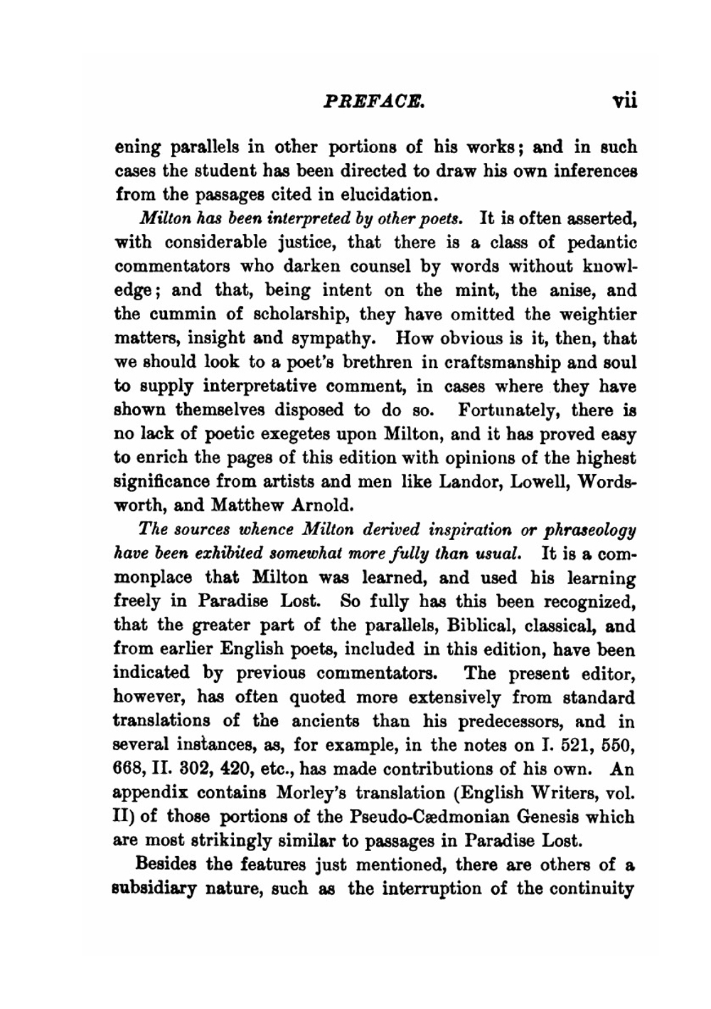 Milton's Paradise lost. books I and II | Milton John