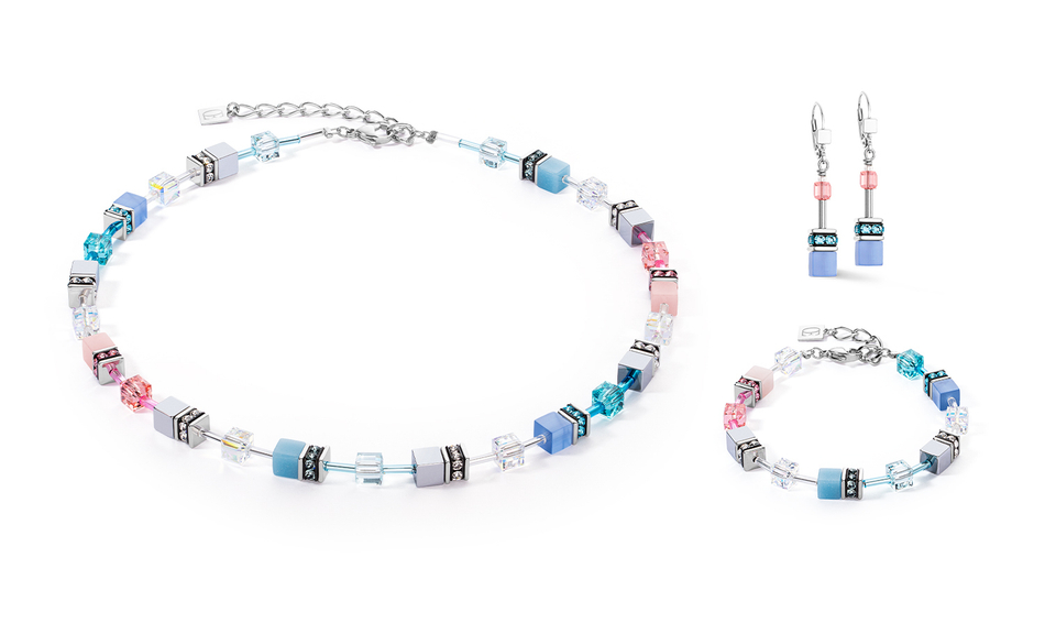 Колье Coeur de Lion Blue-Rose 4023/10-0719