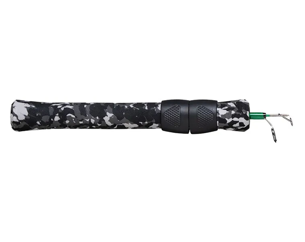 Удочка для зимней рыбалки Rapala CamoTeleStick Ice, Medium Heavy, рабочая длина 51см
