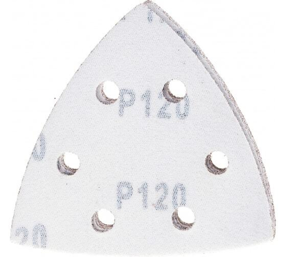 ТРЕУГОЛЬНИК АБРАЗИВНЫЙ MATRIX НА ВОРС/ПЕРФ ПОД ЛИПУЧКУ Р120 93ММ 5ШТ 73862