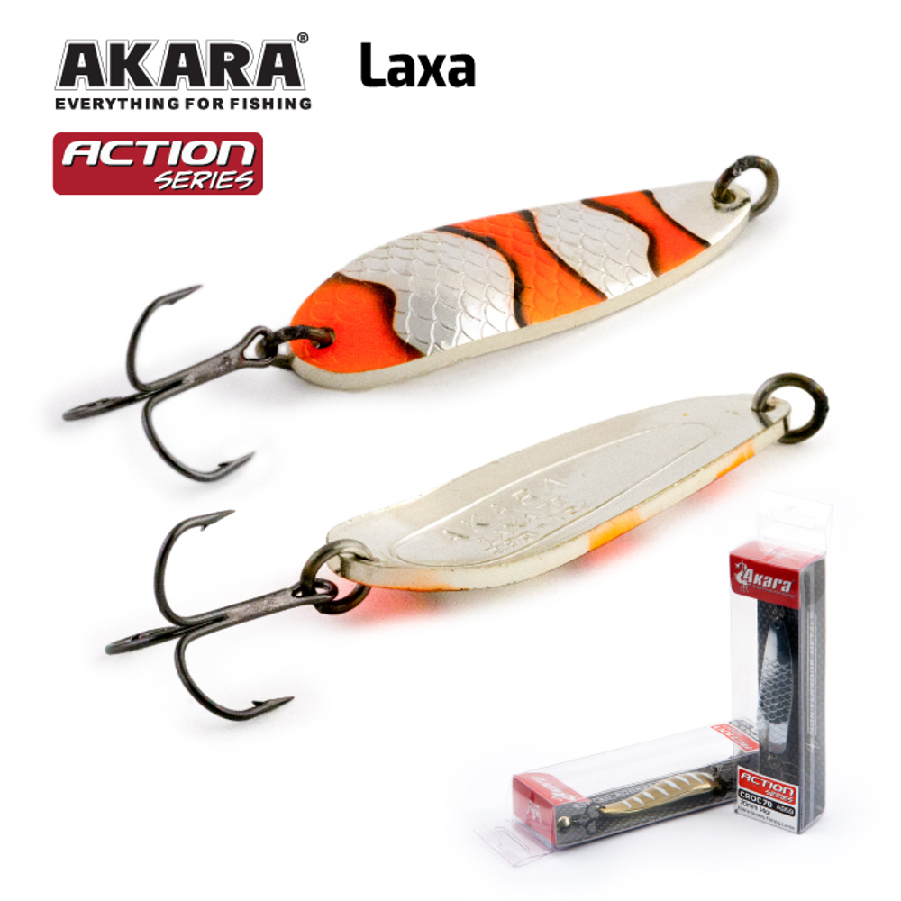 Блесна колебалка Akara Action Series Laxa 70 21 гр. 3/4 oz. AB89