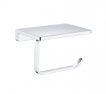 Настенный бумагодержатель плоский Grocenberg AC0027 (Хром)