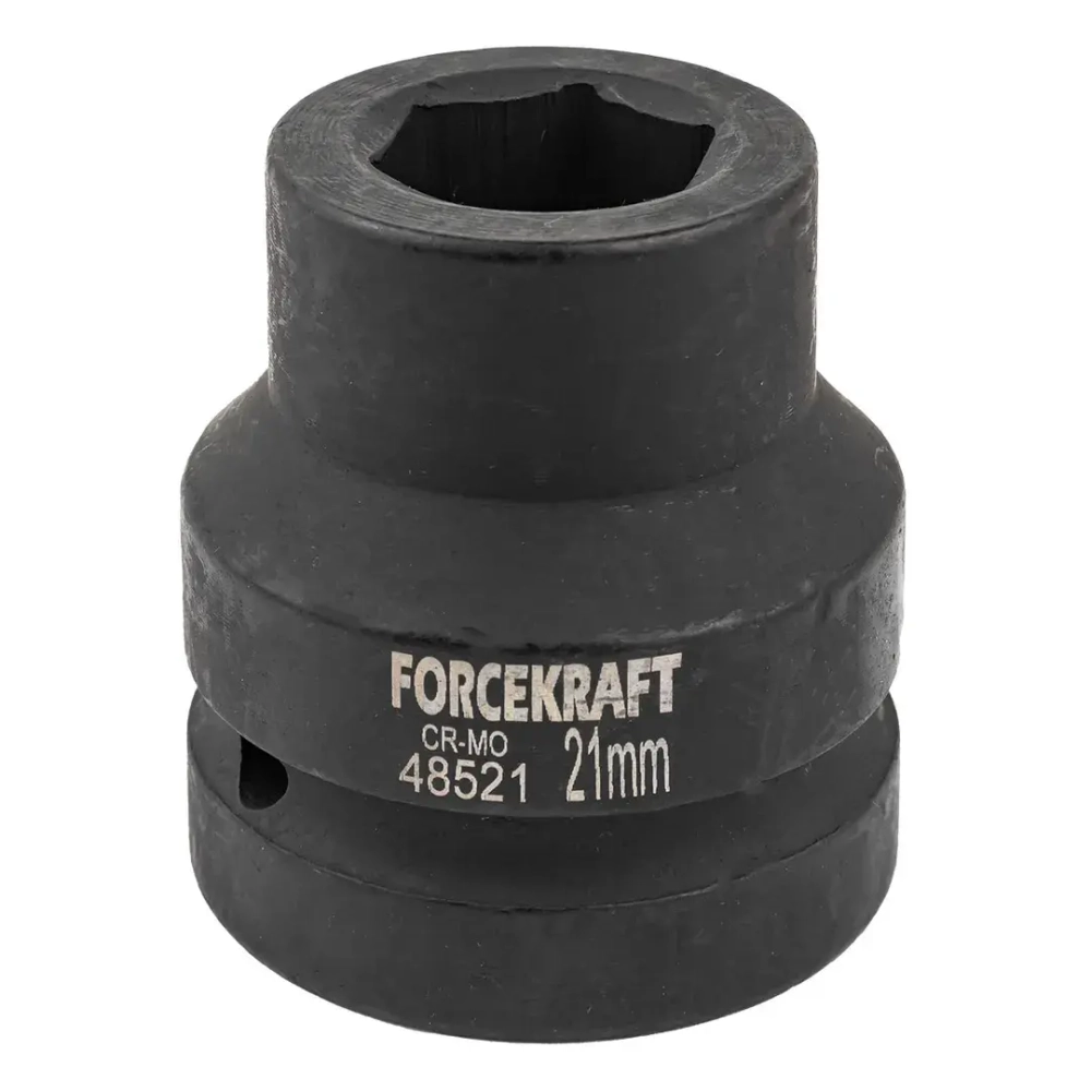 Головка ударная 1'', 21мм (6гр.) FORCEKRAFT FK-48521