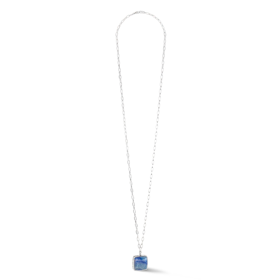 Колье Coeur de Lion Blue-Silver 1201/10-0717