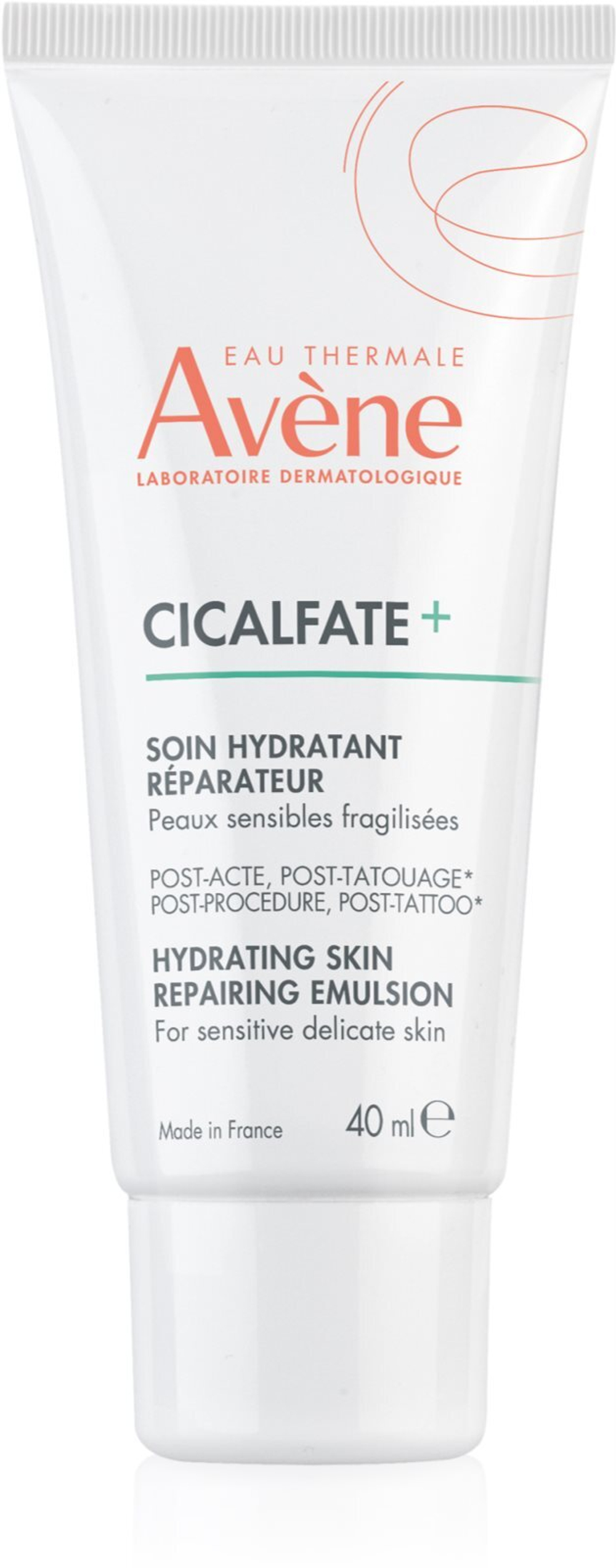 Avene Cicalfate + - обновляющая и увлажняющая эмульсия /   40  ml  / GTIN 3282770148763